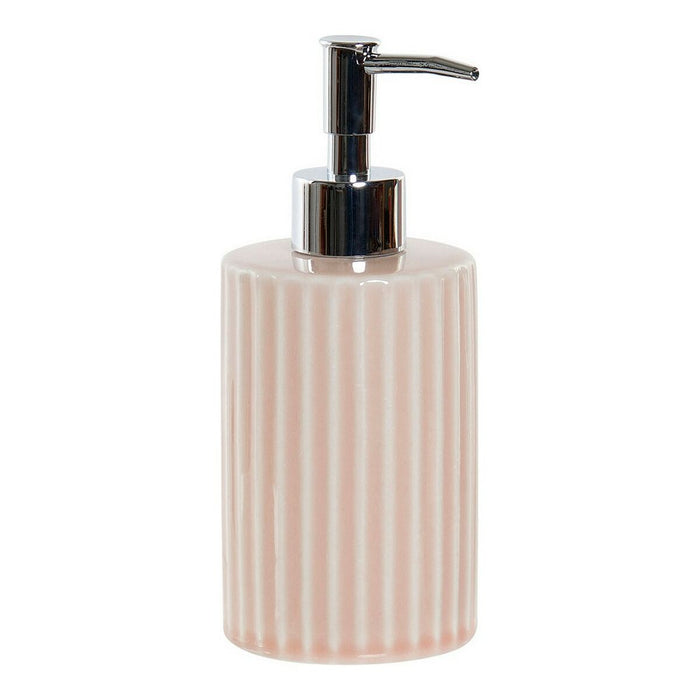 Dosiereinrichtung DKD Home Decor Rosa ABS Steingut (7.5 x 7.5 x 18.5 cm)