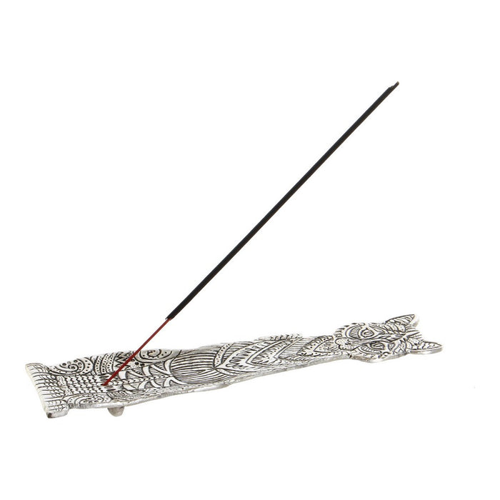 Halterung DKD Home Decor Räucherstäbchen tiere Aluminium (4 pcs) (6 x 22 x 1 cm)