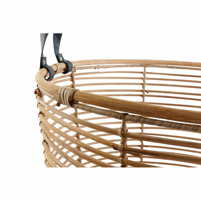 Korb-Set DKD Home Decor Rattan (51 x 51 x 31 cm) (2 pcs) (42 x 42 x 25 cm)