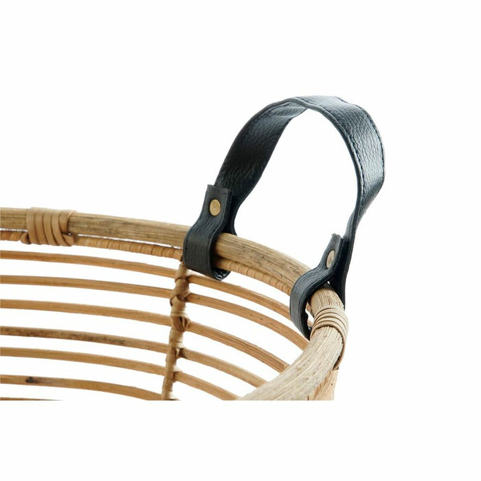 Korb-Set DKD Home Decor Rattan (51 x 51 x 31 cm) (2 pcs) (42 x 42 x 25 cm)