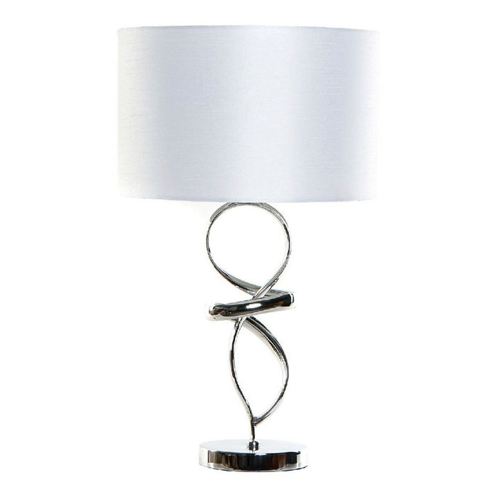 Tischlampe DKD Home Decor Silber Polyester Metall Stoff (33 x 33 x 55 cm)