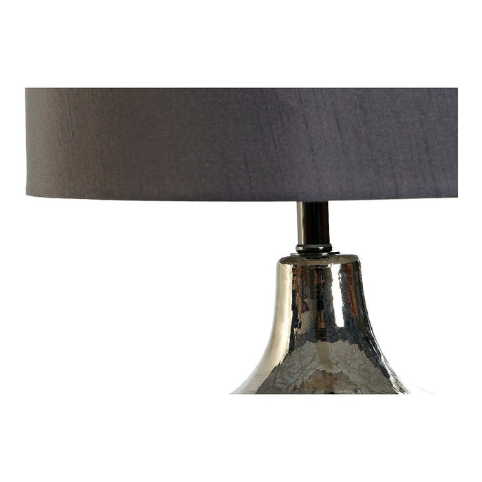 Tischlampe DKD Home Decor Silber Metall Stoff Kristall (28 x 28 x 45 cm)