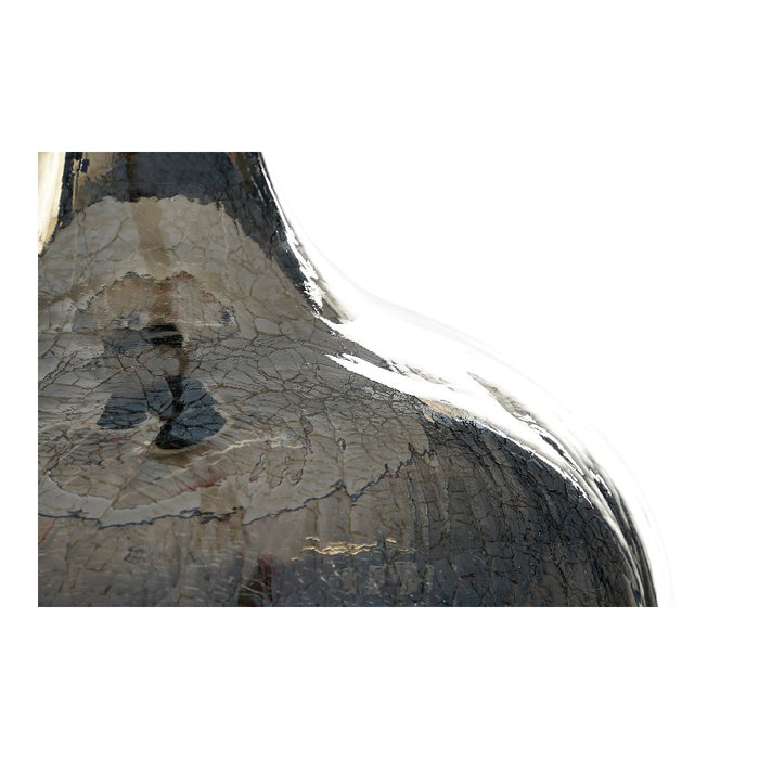 Tischlampe DKD Home Decor Silber Metall Stoff Kristall (28 x 28 x 45 cm)