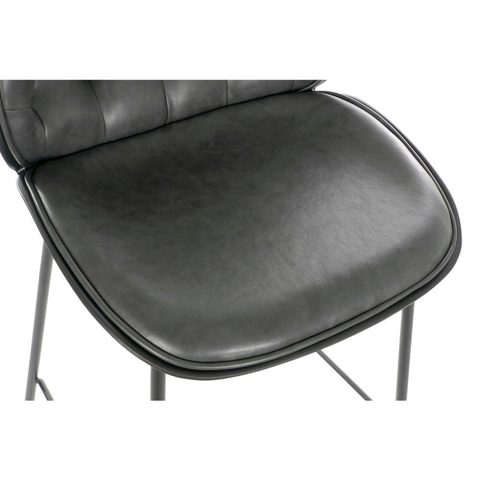Hocker DKD Home Decor Polyurethan Metall Polypropylen (PP) Dunkelgrau (50 x 53 x 114 cm)
