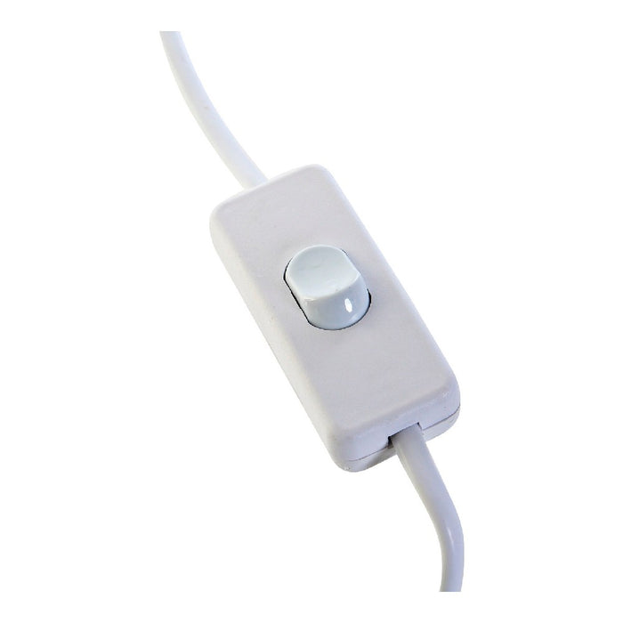 Tischlampe DKD Home Decor Weiß Porzellan (15 x 17 x 17 cm)