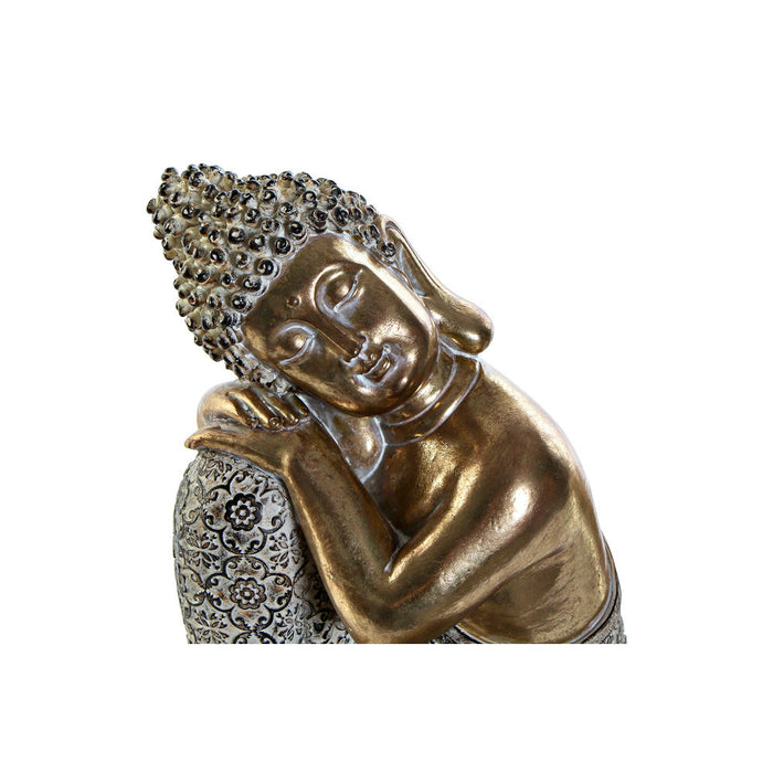 Deko-Figur DKD Home Decor Harz Buddha (14.5 x 12 x 19.5 cm)