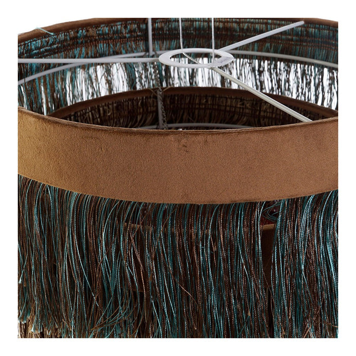 Lampenschirm DKD Home Decor Polyester Metall (35 x 35 x 41 cm) (2 pcs)