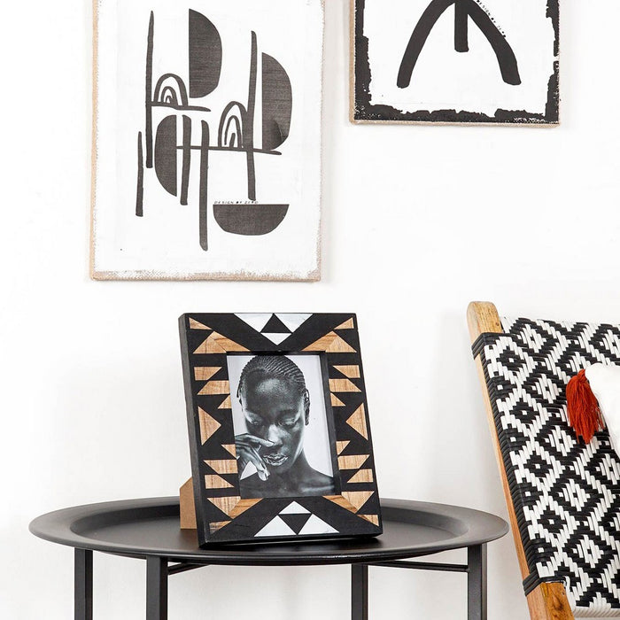 Fotorahmen DKD Home Decor Afrikaner Holz MDF (2 pcs) (18 x 2.7 x 23 cm)