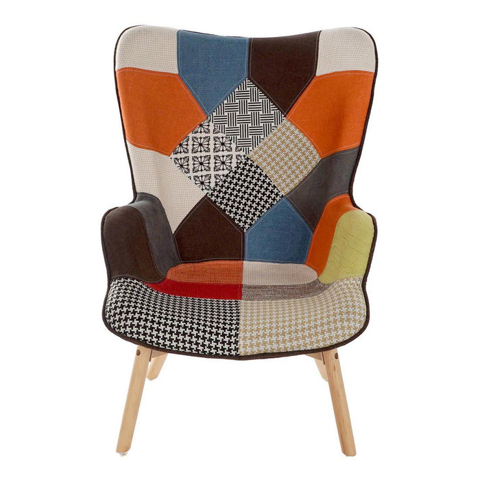 Sessel DKD Home Decor Polyester Kiefer (70 x 62 x 99 cm) (2 pcs)