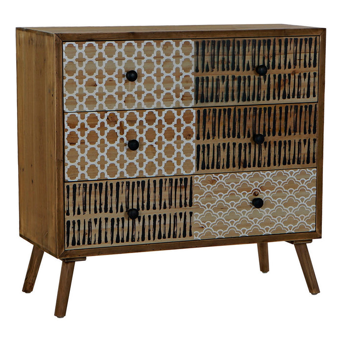 Schubladenschrank DKD Home Decor Holz MDF (80 x 36 x 76.5 cm)