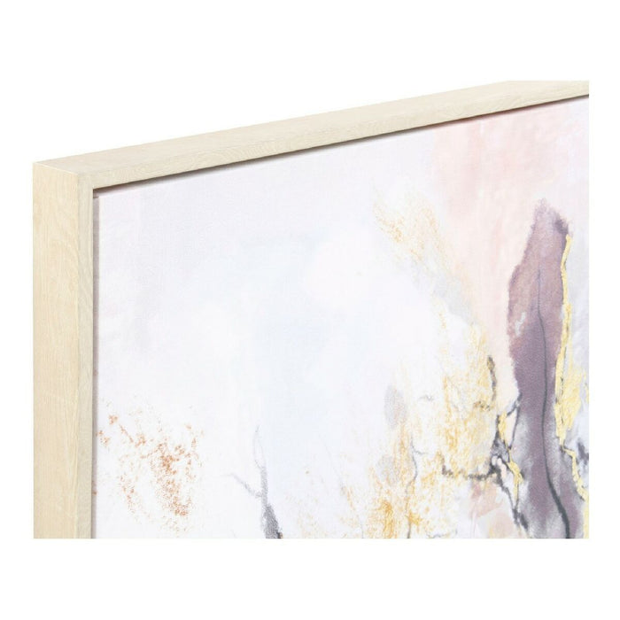 Bild DKD Home Decor Leinwand abstrakt Blomster (83 x 4.5 x 123 cm) (2 pcs)