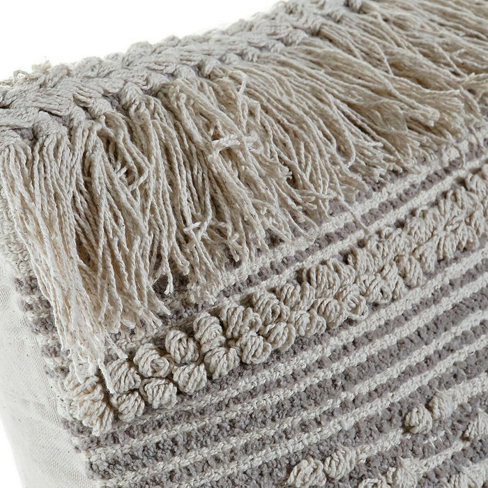 Kissen DKD Home Decor Weiß Baumwolle (45 x 10 x 45 cm)