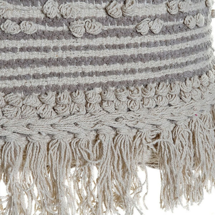 Kissen DKD Home Decor Weiß Baumwolle (45 x 10 x 45 cm)