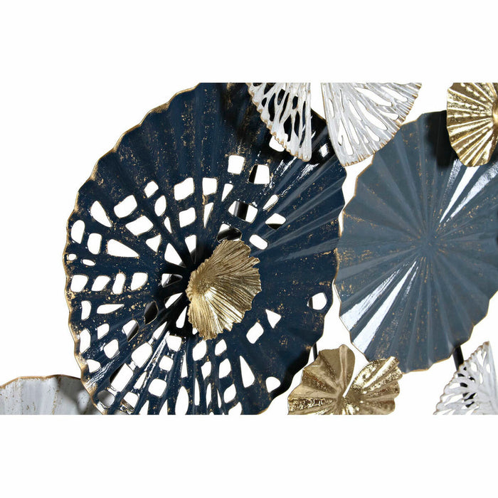 Wanddekoration DKD Home Decor Metall Kreise (124 x 8 x 64 cm)