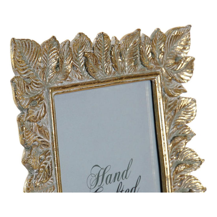 Fotorahmen DKD Home Decor Harz Kristall (21 x 2.5 x 25 cm)