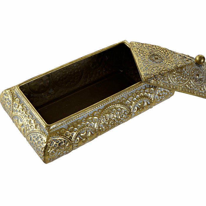 Box-Schmuckkästchen DKD Home Decor Metall Araber (20 x 11 x 11 cm)