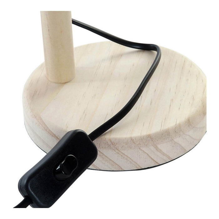 Tischlampe DKD Home Decor Weiß Schwarz Metall Schnur 25W 220 V (2 pcs)