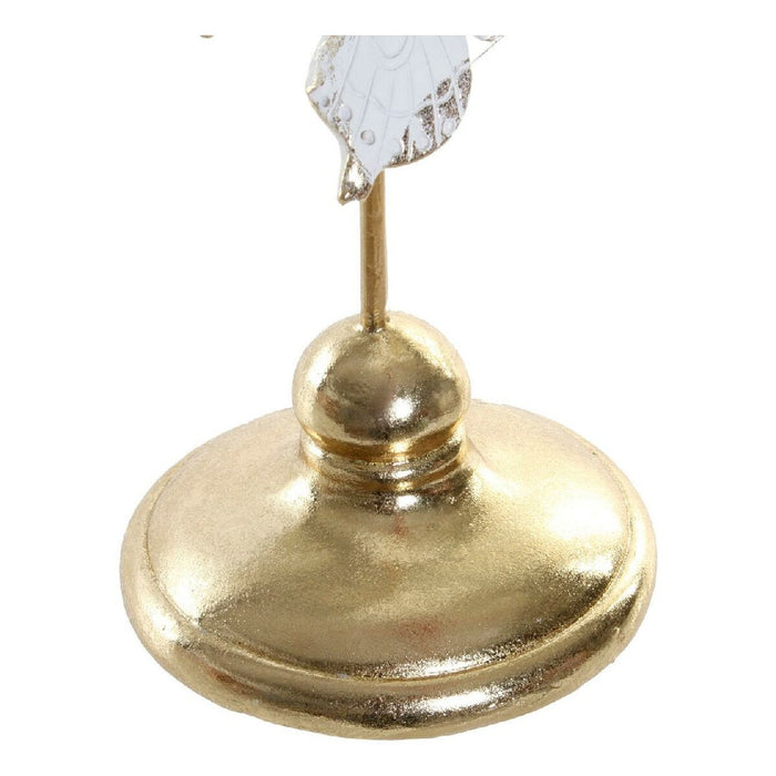 Deko-Figur DKD Home Decor Weiß Harz Schmetterling (10 x 10 x 34 cm)