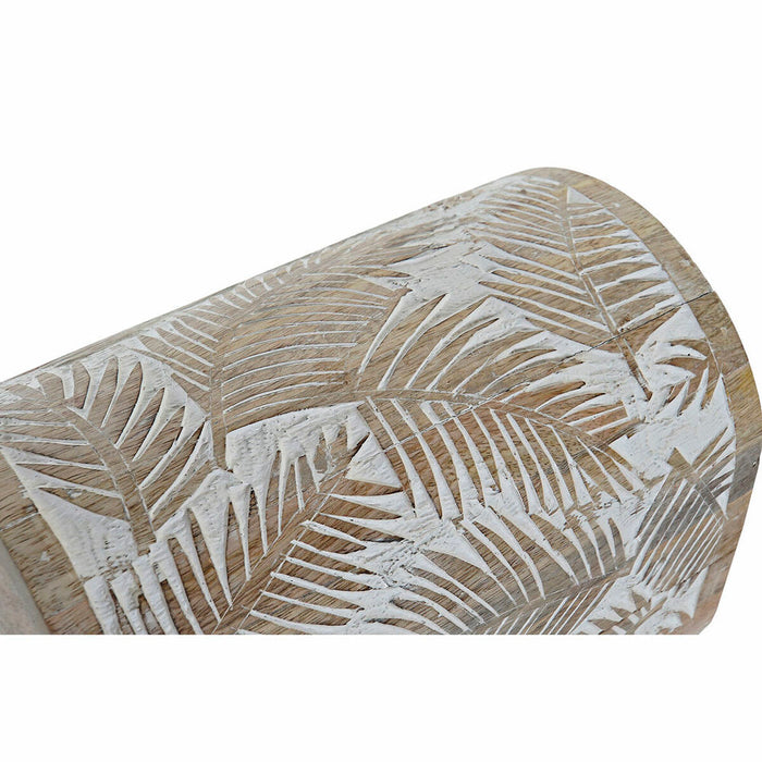 Set dekorativer Karten DKD Home Decor Tropical Mango-Holz Bettlaken (2 pcs)