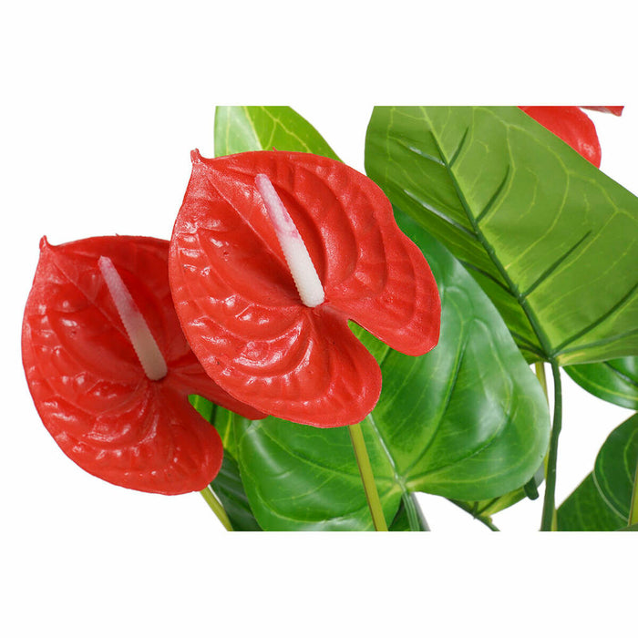 Dekorationspflanze DKD Home Decor Rot grün PVC (70 x 70 x 110 cm)