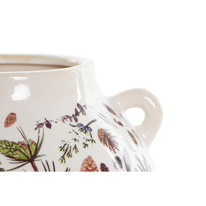 Vase DKD Home Decor Blau Ananas grün (21 x 20 x 17 cm)