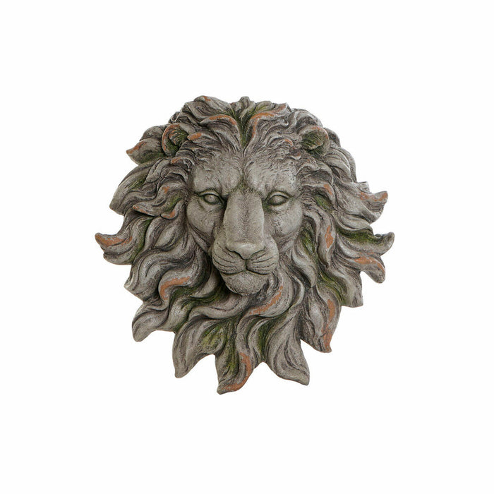 Blumentopf DKD Home Decor Fiberglas Grau Löwe (47 x 20 x 46 cm)