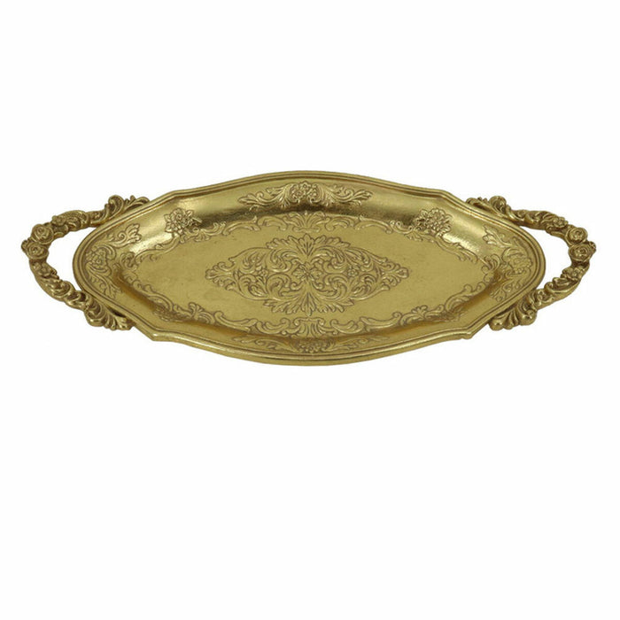 Schale DKD Home Decor Golden Harz (42.3 x 18 x 4.8 cm)