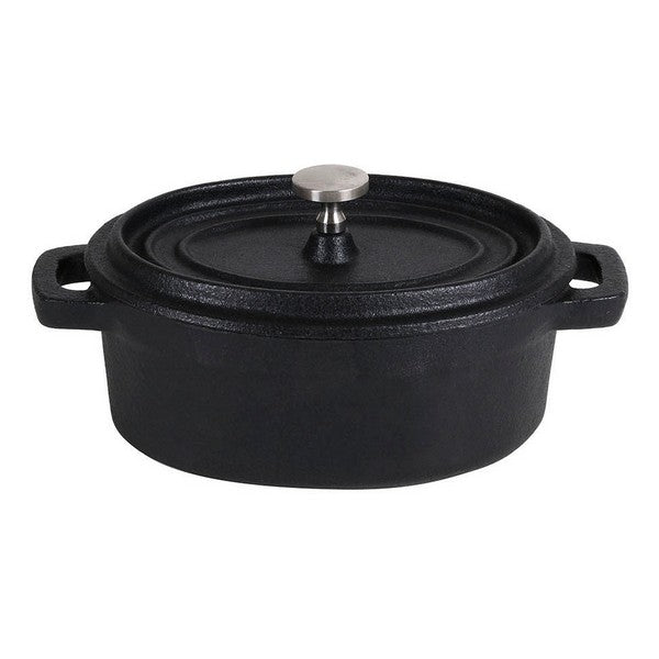 Kasserolle Viejo Valle Gusseisen Schwarz (12,5 x 9 x 6 cm)