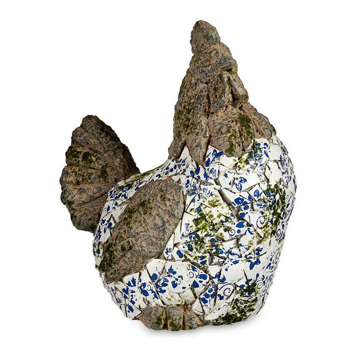 Dekorative Figur für den Garten Mosaik Huhn Polyesterharz (22,5 x 39 x 34 cm)