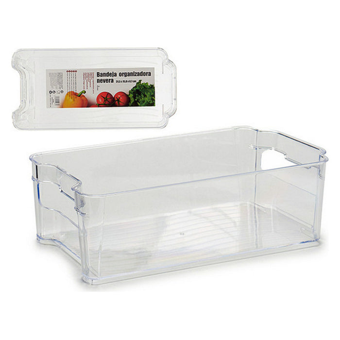 Schale (15,7 x 9 x 31,5 cm) Organisator für Möbel und Kühlschränke
