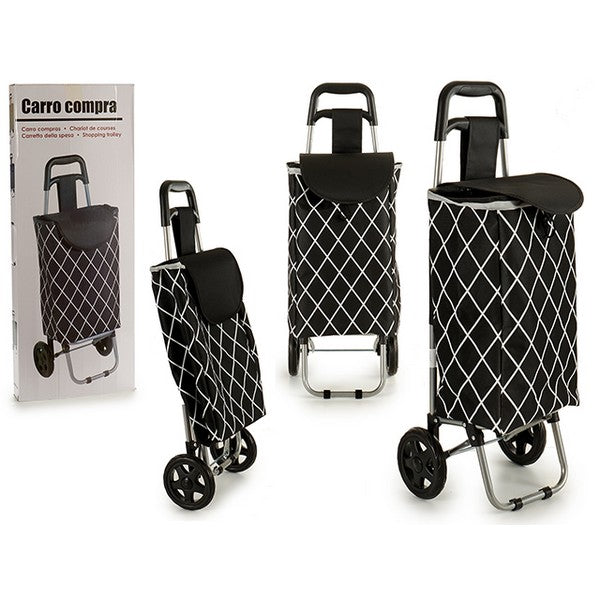 Warenkorb Schwarz (26 x 88 x 42 cm)