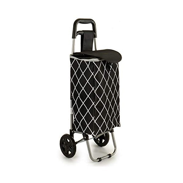 Warenkorb Schwarz (26 x 88 x 42 cm)