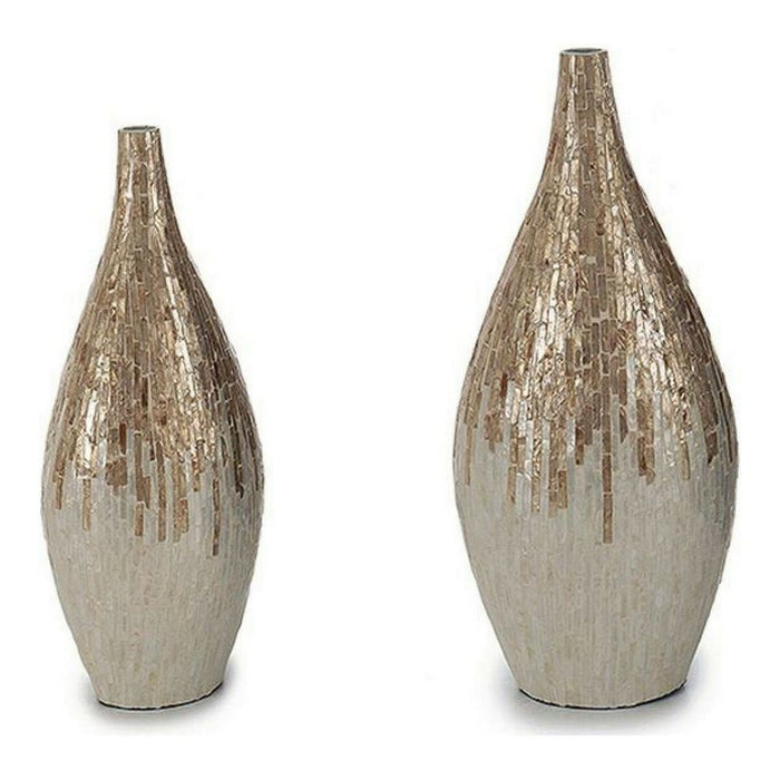 Vase Silber (21 x 63 x 28	 cm)