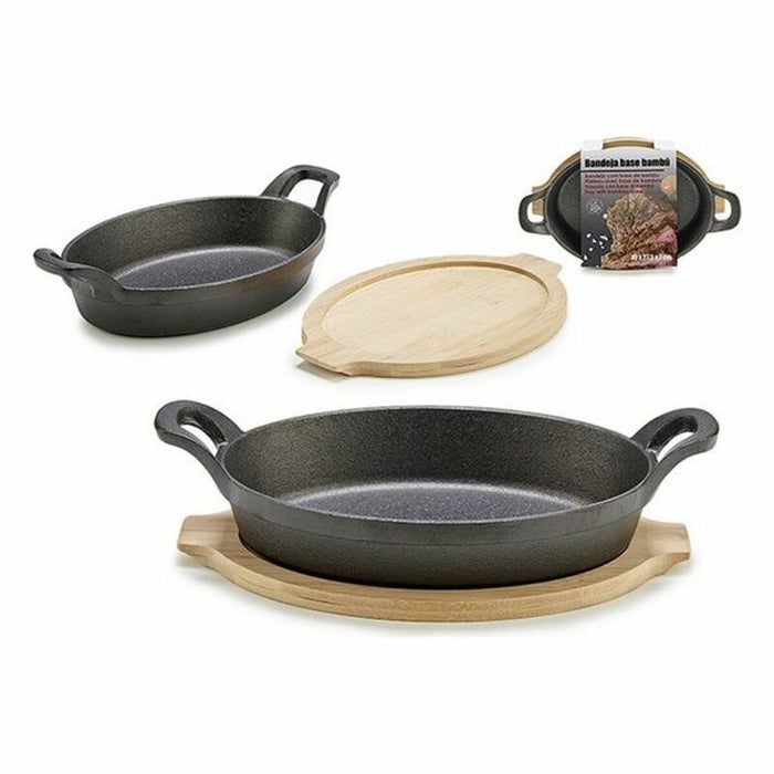 Schale Eisen (15,5 x 7,5 x 27,5 cm)