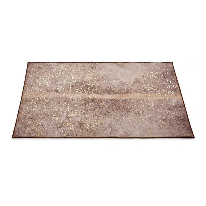 Teppich Braun Weiß Polyester (100 x 150 cm)