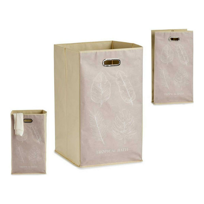 Korb Tropical Bath Biegsam Polyester Pappe (35 x 57 x 35 cm)