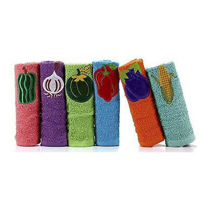 Tücher-Set Bunt (6 pcs) (50 x 50 cm)