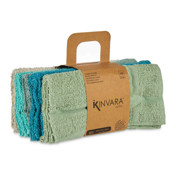 Tücher-Set Ocker Baumwolle (5 pcs)