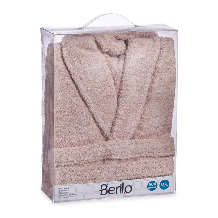 Bademantel Beige Baumwolle (M/L)
