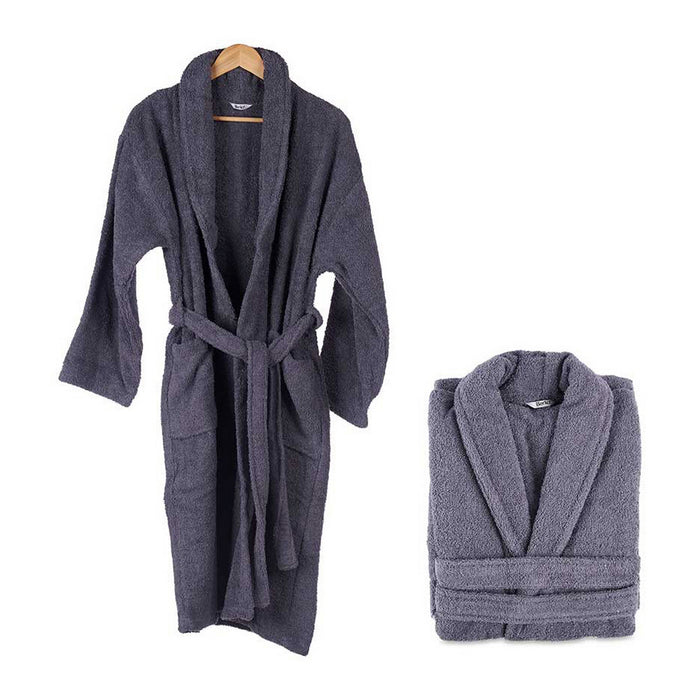 Bademantel Grau Baumwolle (M/L)