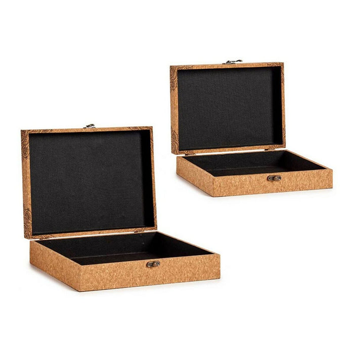 Dekorative Box Mandala MDF Kork (2 pcs)