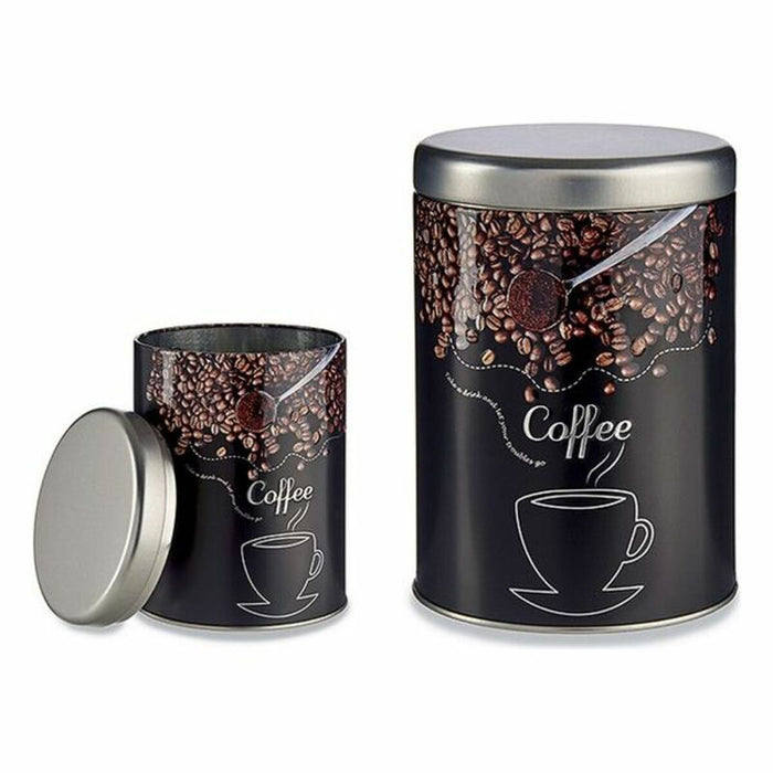 Metalldose Coffee (10,5 x 15 x 10,5 cm)