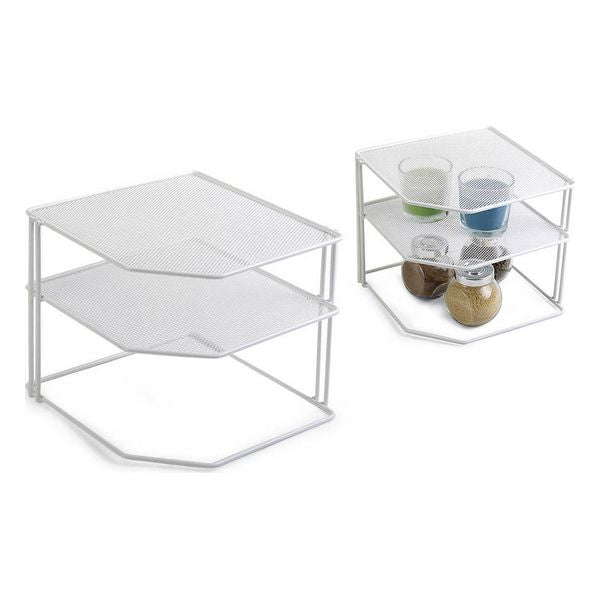 Organizer für Küchenschränke Confortime Metall Weiß