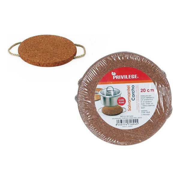 Untersetzer Privilege Kork Mit Griffen (20 cm)