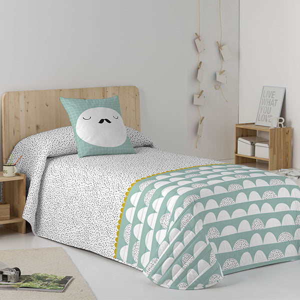 Wendbare Tagesdecke Cool Kids MR&MRS (90er-Bett)