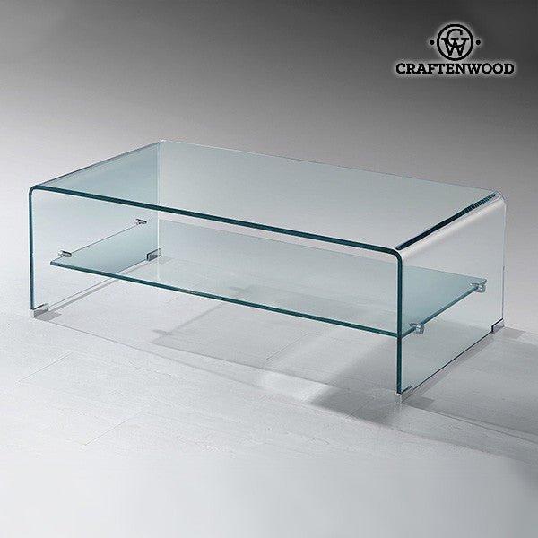 Couchtisch Bend Gebogenes Glas (110 x 55 x 35 cm)