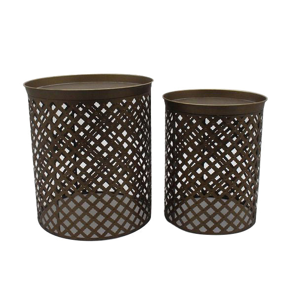 kleines Beistelltischchen Eisen (2 Pcs)