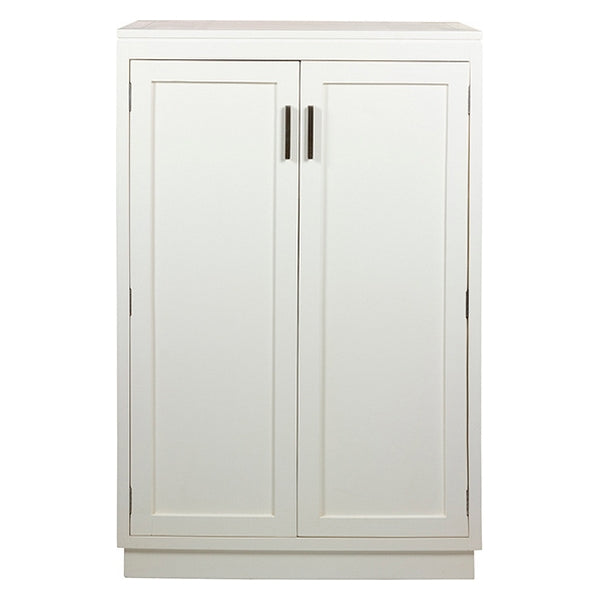 Schuhschrank Weiß Mindiholz (80 x 38 x 130 cm)