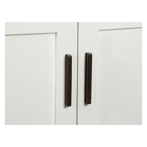 Schuhschrank Weiß Mindiholz (80 x 38 x 130 cm)