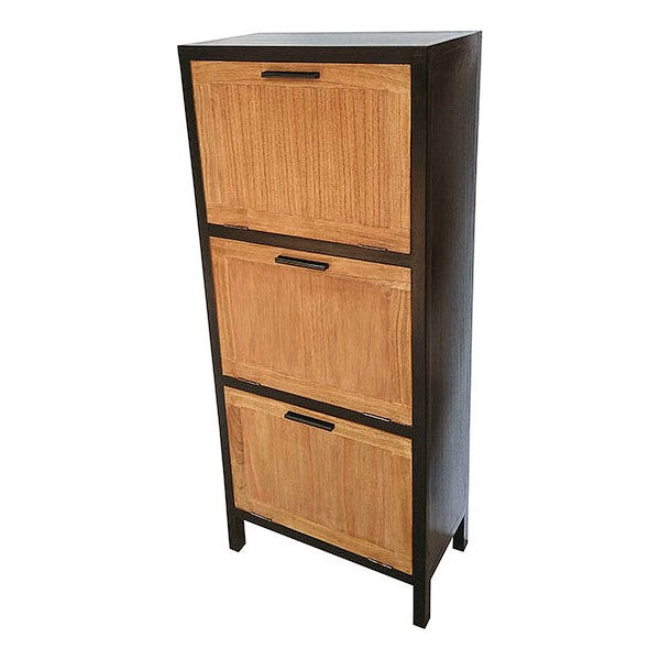 Schuhschrank Chess Industriell Mindiholz (130 x 55 x 30 cm) - Möbelstück